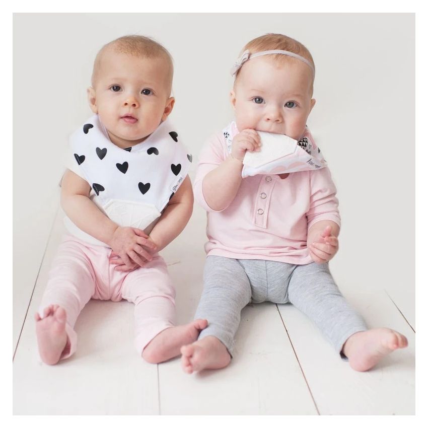 Glitter & Spice - Kau- Lätzchen doppelseitig Tulip