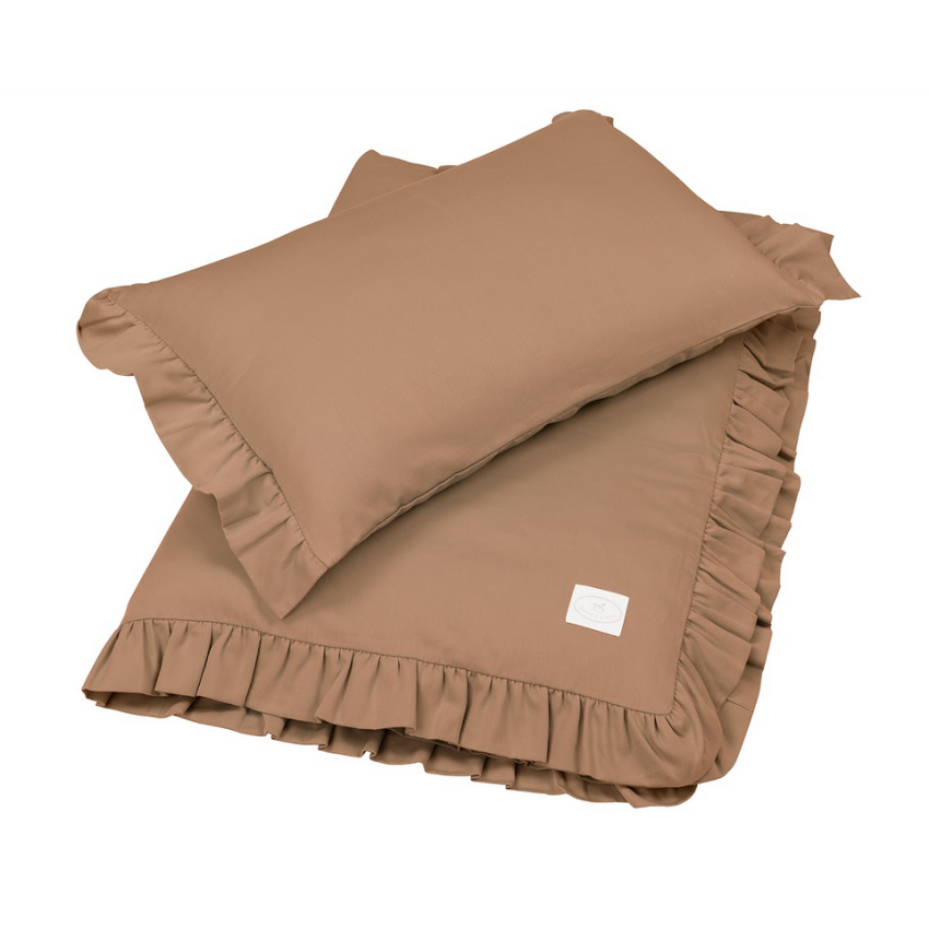 Cotton & Sweets - Bettwäsche Simply Glamour chocolate gefüttert 80 x 100cm