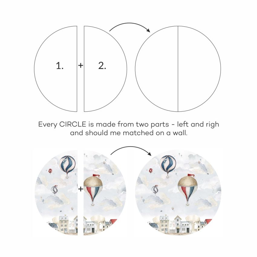 Dekornik - Ballone im Kreis