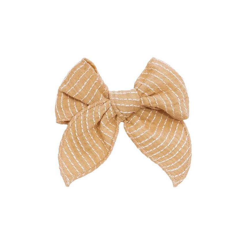 Mrs Ertha - Haarclip Masche Honey Stripes