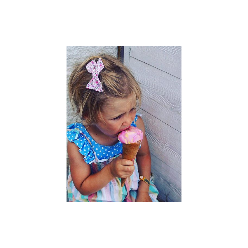 Ul & Ka - Haar Clip Violet Flowers