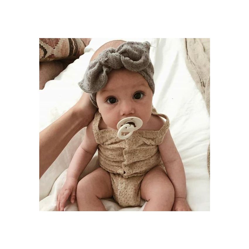 Susukoshi - Stirnband Teddy Plüsch Erde