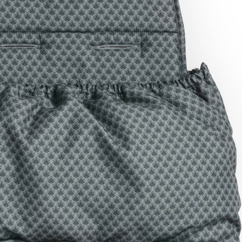 Elodie - Verstellbarer Ganzjahres Fusssack Turquoise Nouveau