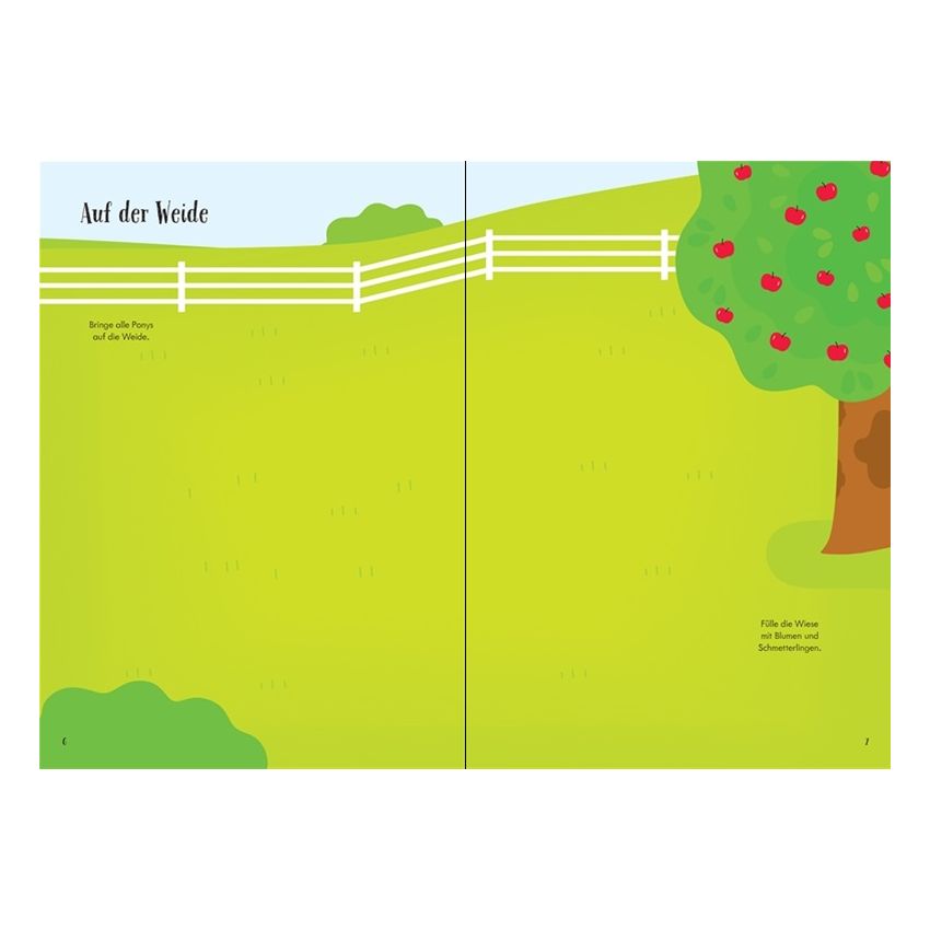 Usborne Verlag - Mein Immer-wieder-Stickerbuch: Pferde und Ponys