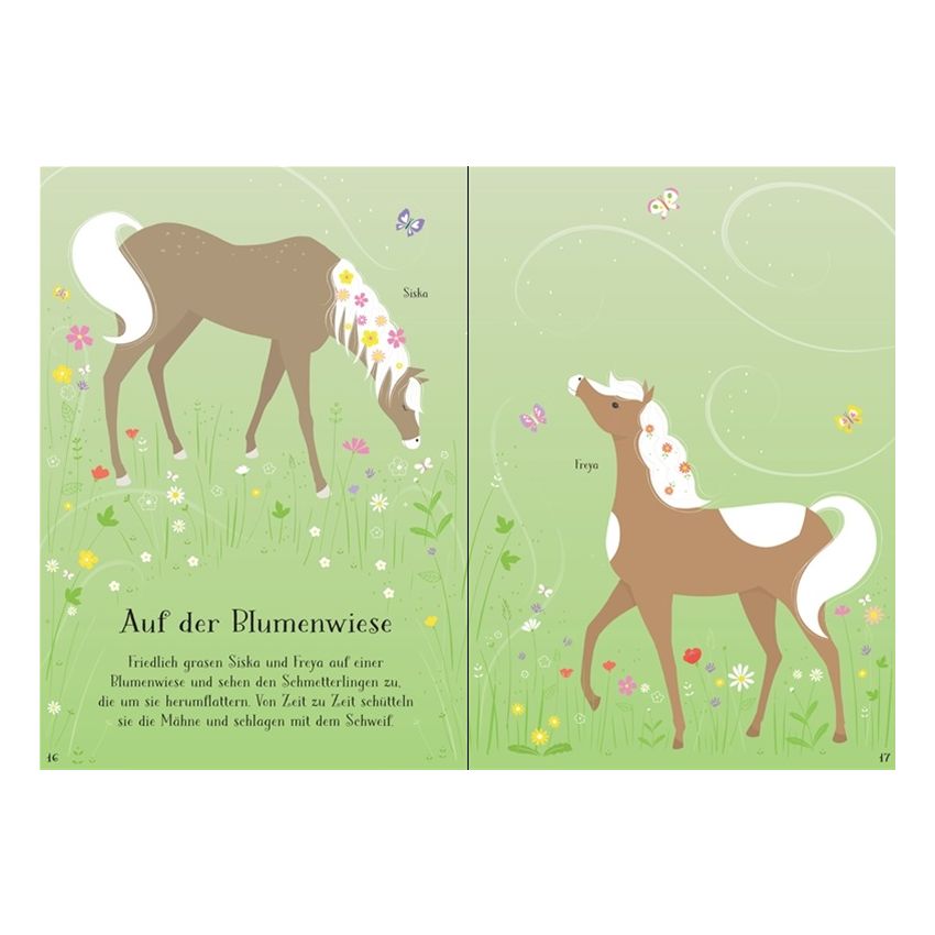 Usborne Verlag - Mein erstes Anziehpuppen-Stickerbuch: Pippa, das kleine Pony