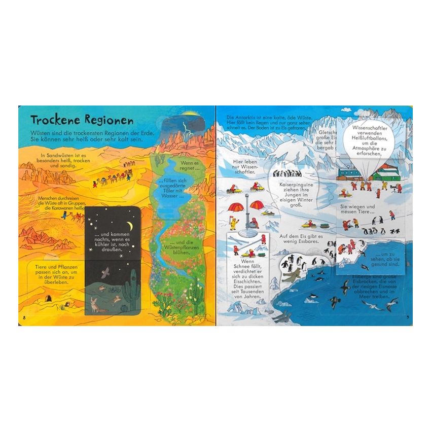 Usborne Verlag - Aufklappen und Entdecken: Unsere Erde