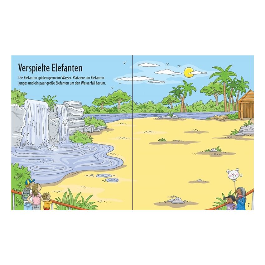 Usborne Verlag - Mein erstes Stickerbuch: Im Zoo