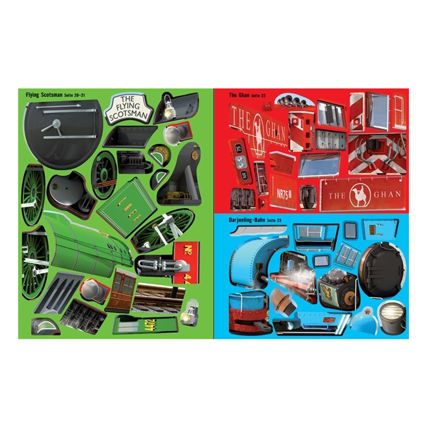 Usborne Verlag - Der große Stickerspaß: Züge