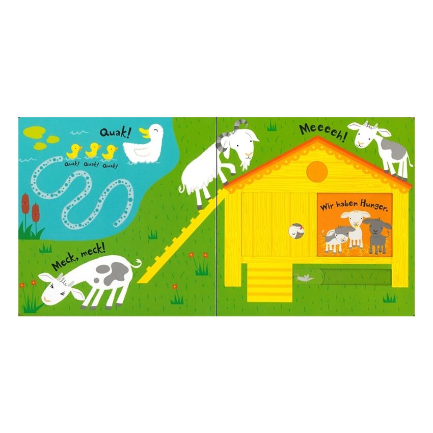 Usborne Verlag - Babys erstes Schiebebuch: Bauernhof
