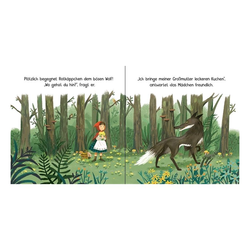 Usborne Verlag - Mein erstes Papp-Bilderbuch: Rotkäppchen