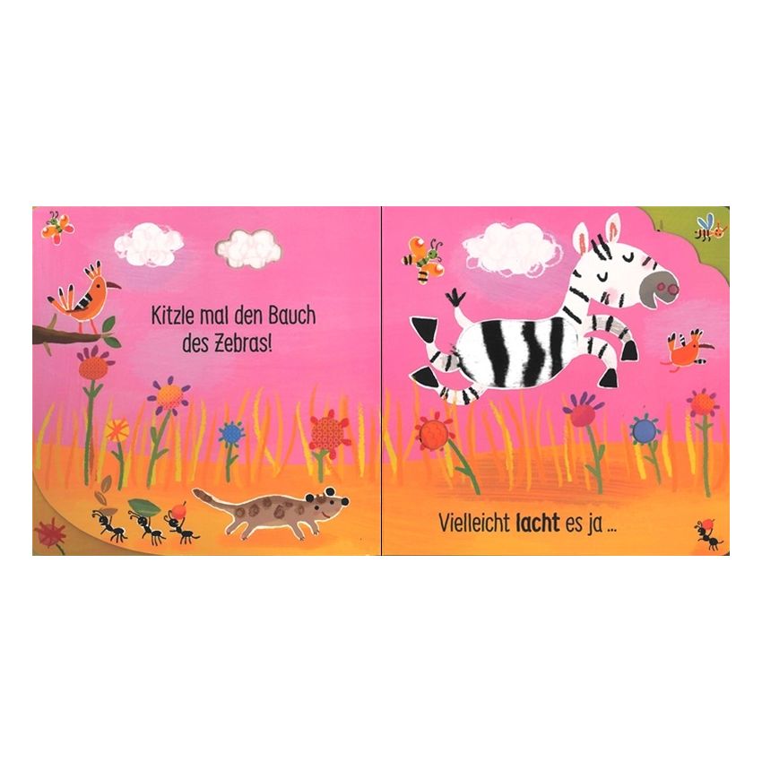 Usborne Verlag - Streicheln und Lauschen: Ich brülle! Glaubst du nicht? Dann streichle mich!