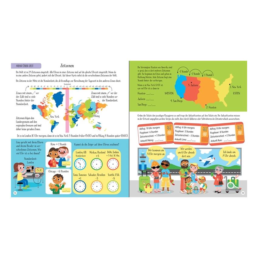 Usborne Verlag - Spielend leicht verstehen: Die Uhrzeit