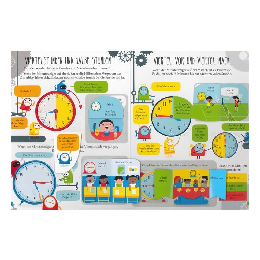 Usborne Verlag - Ich weiß mehr! Die Uhrzeit lesen und verstehen