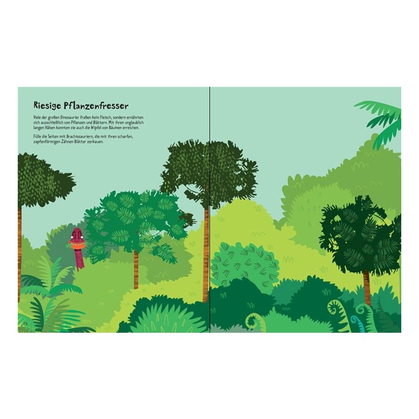 Usborne Verlag - Mein Stickerbuch: Dinosaurier