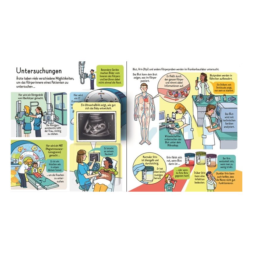 Usborne Verlag - Aufklappen und Entdecken: Im Krankenhaus
