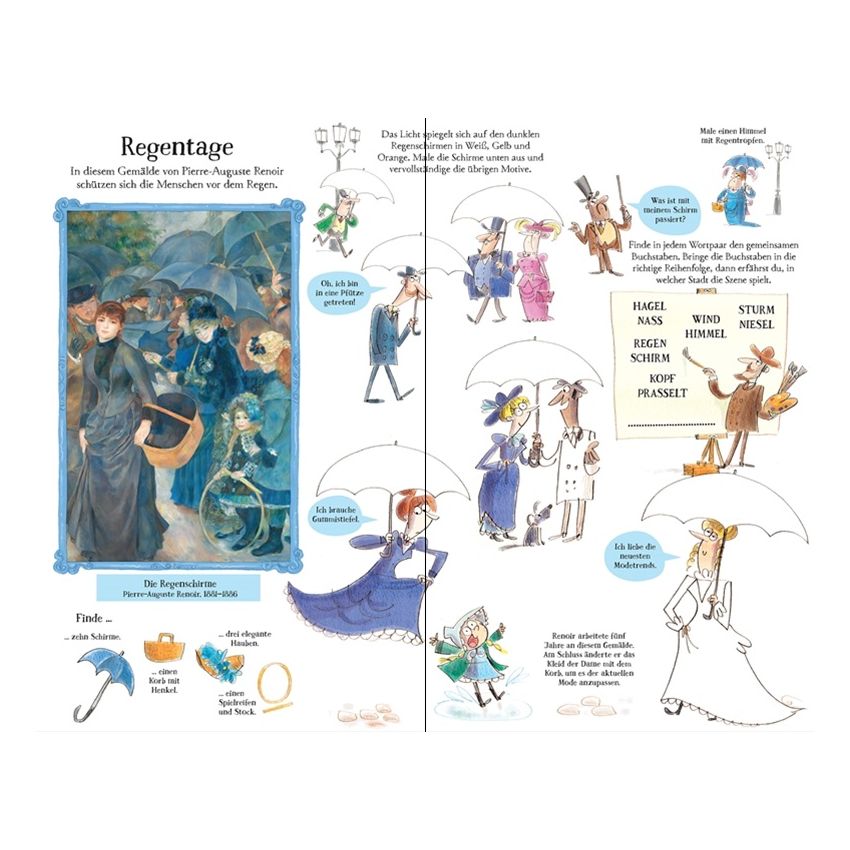 Usborne Verlag - Mein Kunst-Mitmach-Block