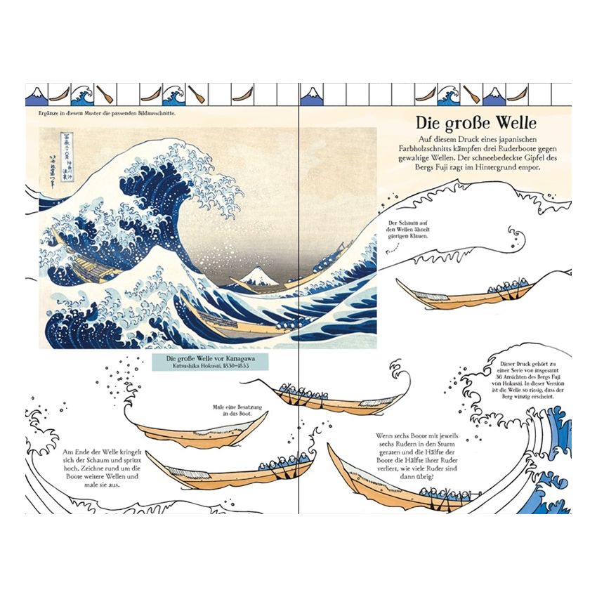 Usborne Verlag - Mein Kunst-Mitmach-Block