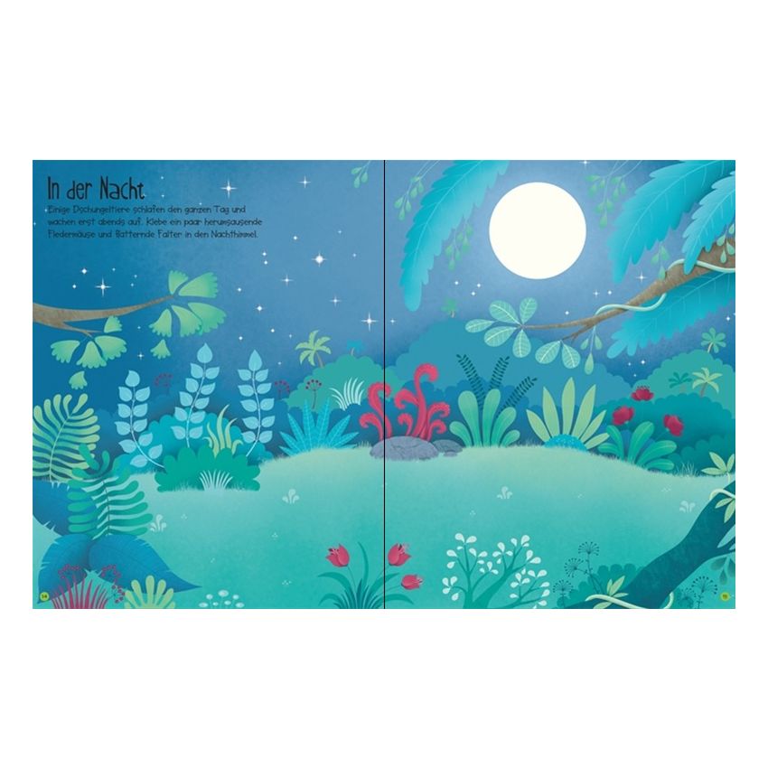 Usborne Verlag - Mein erstes Stickerbuch: Im Dschungel