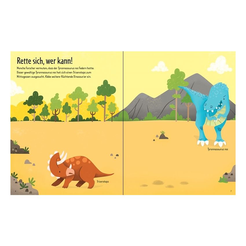 Usborne Verlag - Mein erstes Stickerbuch: Dinosaurier