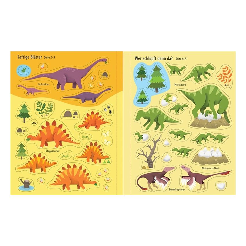 Usborne Verlag - Mein erstes Stickerbuch: Dinosaurier