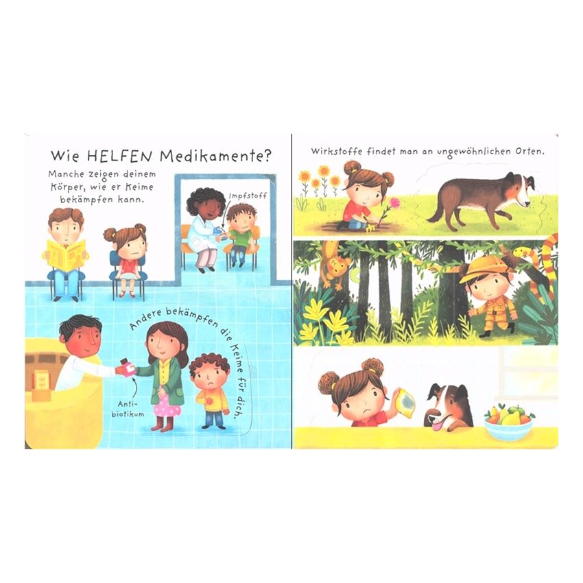 Usborne Verlag - Vor dem Essen Hände waschen! Mit 30 Klappen