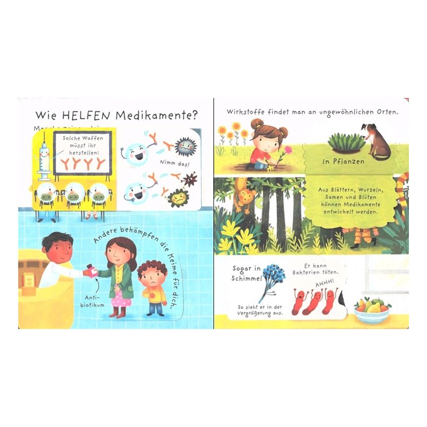 Usborne Verlag - Vor dem Essen Hände waschen! Mit 30 Klappen