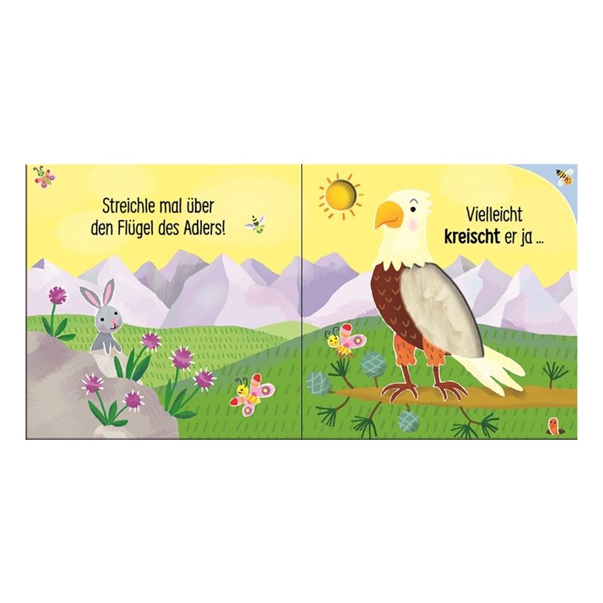 Usborne Verlag - Streicheln und Lauschen: Ich brumme! Glaubst du nicht? Dann kraule mich!