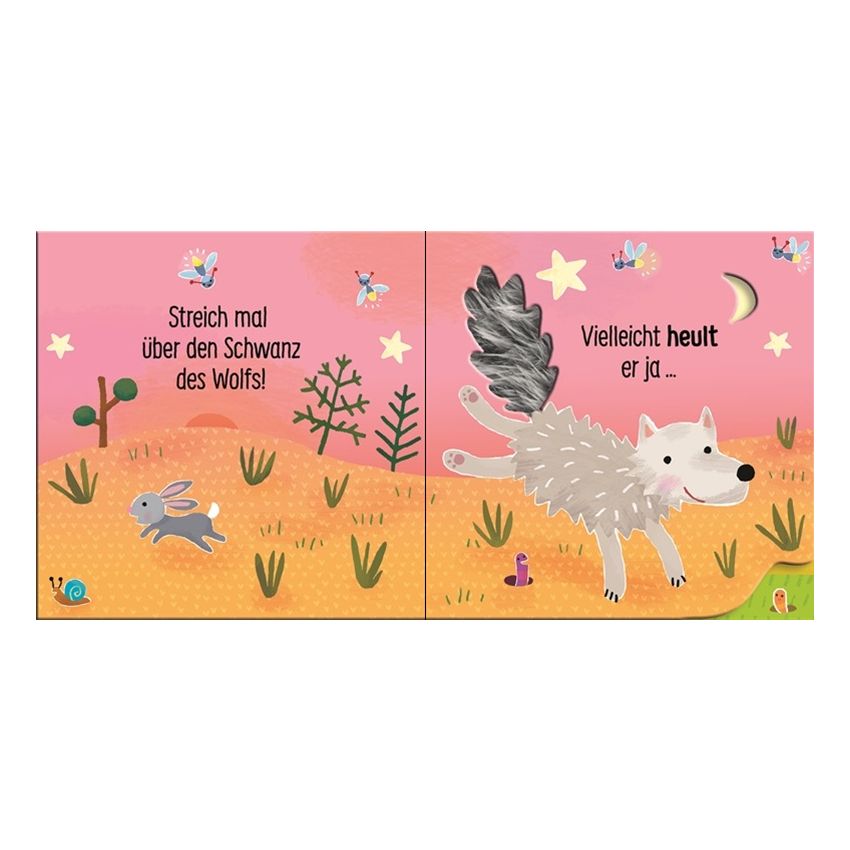 Usborne Verlag - Streicheln und Lauschen: Ich brumme! Glaubst du nicht? Dann kraule mich!