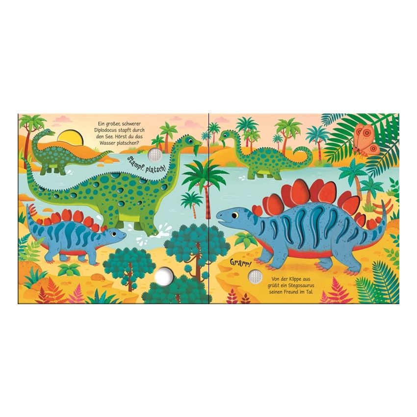 Usborne Verlag - Klänge der Natur: Was hörst du bei den Dinos?