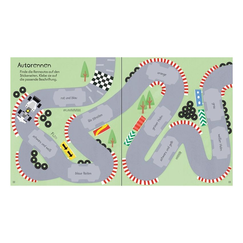 Usborne Verlag - Mein erstes Spiel-, Mal- und Ratebuch für Jungs