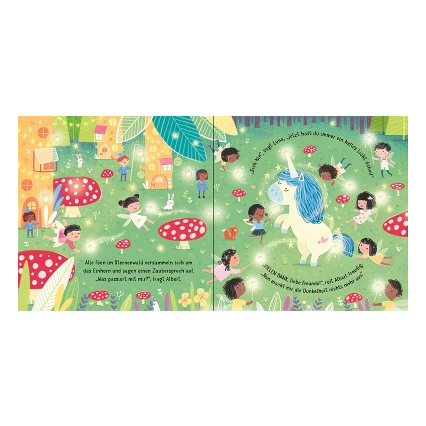 Usborne Verlag - Mein leuchtendes Bilderbuch: Ein Licht für das kleine Einhorn