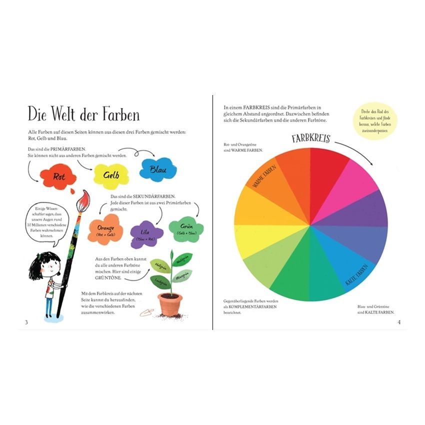 Usborne Verlag - Die kunterbunte Welt der Farben