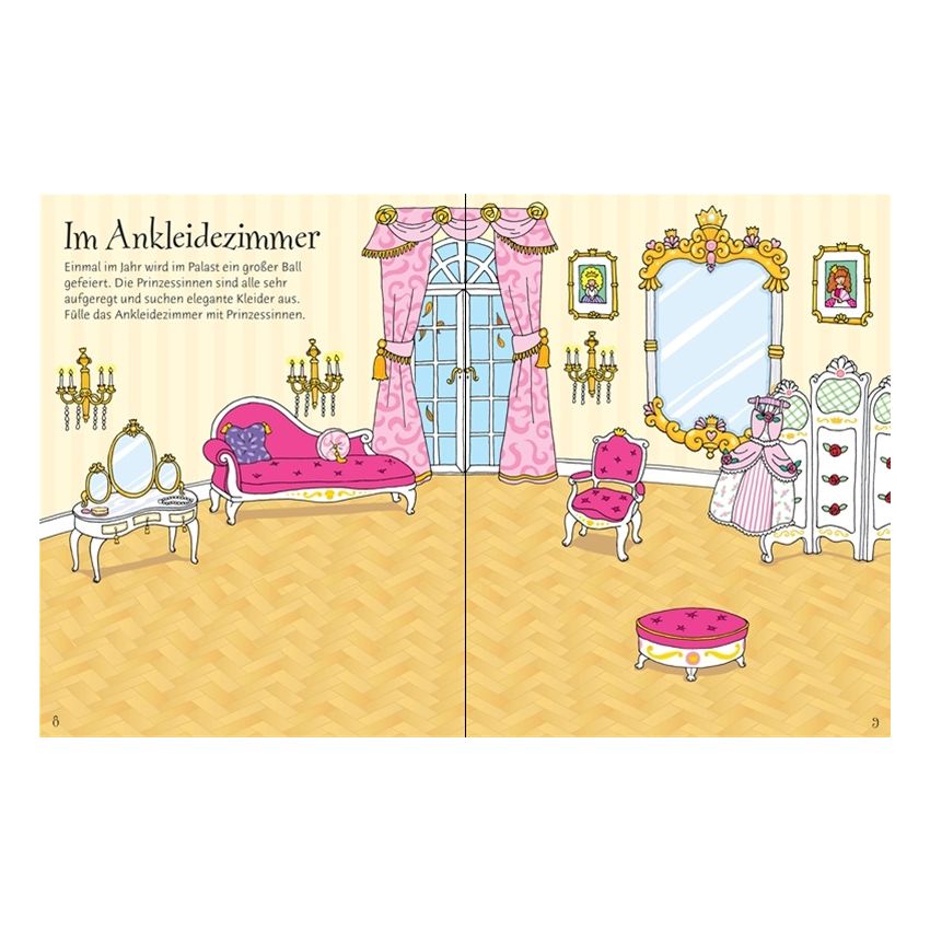 Usborne Verlag - Mein erstes Stickerbuch: Prinzessinnen