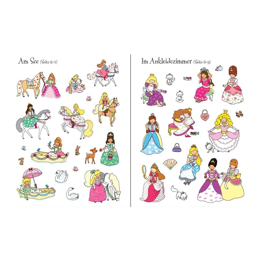 Usborne Verlag - Mein erstes Stickerbuch: Prinzessinnen