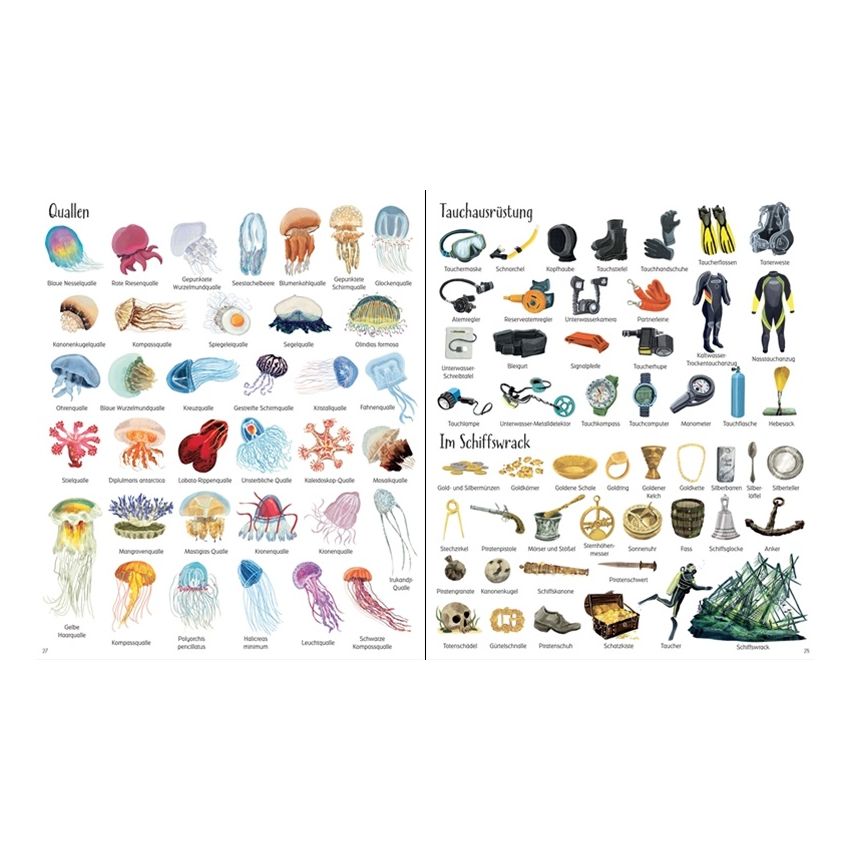 Usborne Verlag - 1000 Dinge aus dem Meer