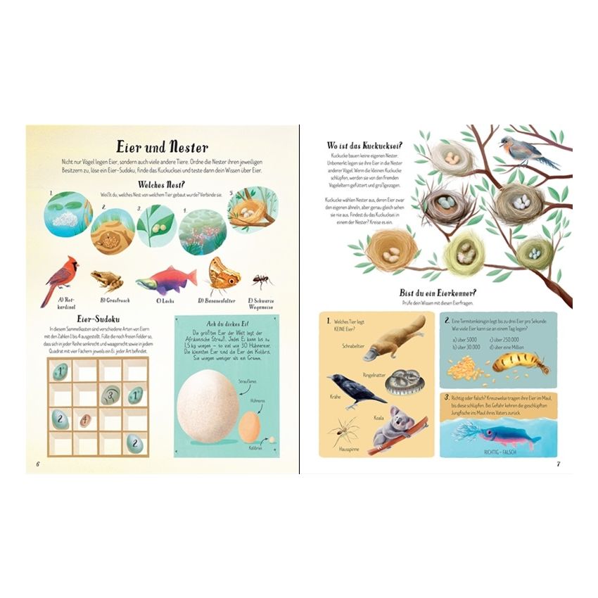 Usborne Verlag - Auf der Spur der Natur: Das Mitmachbuch