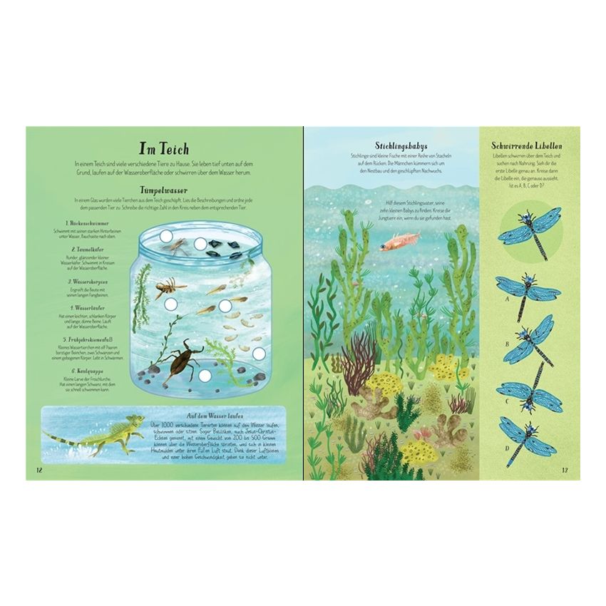 Usborne Verlag - Auf der Spur der Natur: Das Mitmachbuch