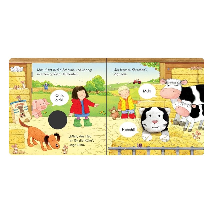 Usborne Verlag - Nina und Jan - Fingerpuppenbuch: Das Kätzchen