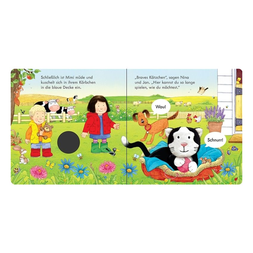 Usborne Verlag - Nina und Jan - Fingerpuppenbuch: Das Kätzchen