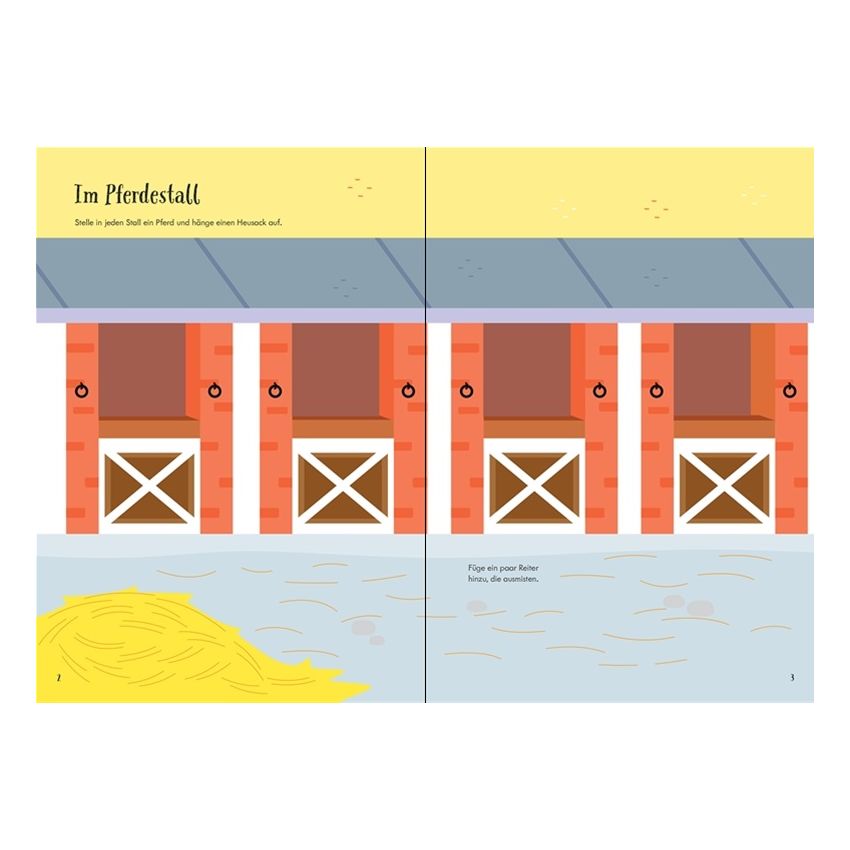 Usborne Verlag - Mein Immer-wieder-Stickerbuch: Pferde und Ponys