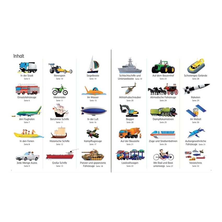 Usborne Verlag - 1000 Fahrzeuge