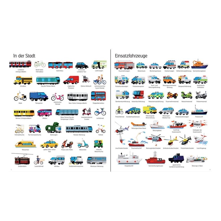 Usborne Verlag - 1000 Fahrzeuge