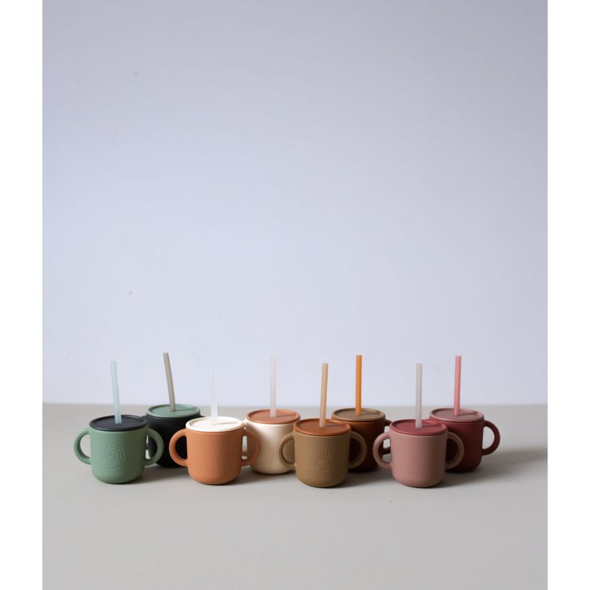 Lille Vilde - 2er Set Trinklerntasse Lilac & Kakao