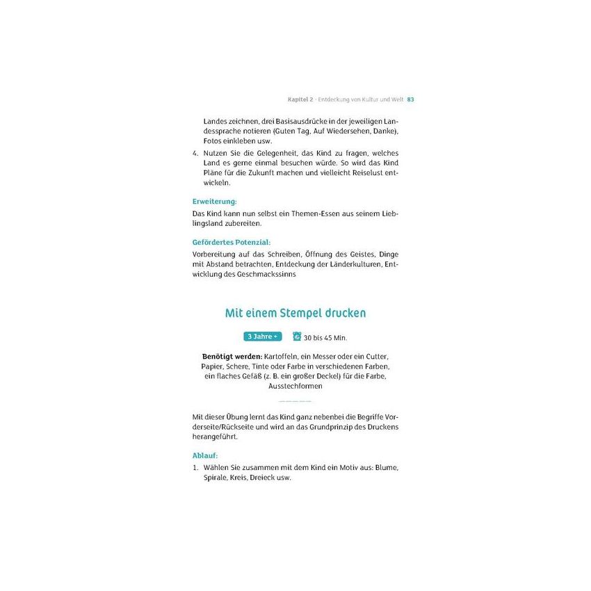 Anaconda Verlag - Montessori- Pädagogik für zu Hause