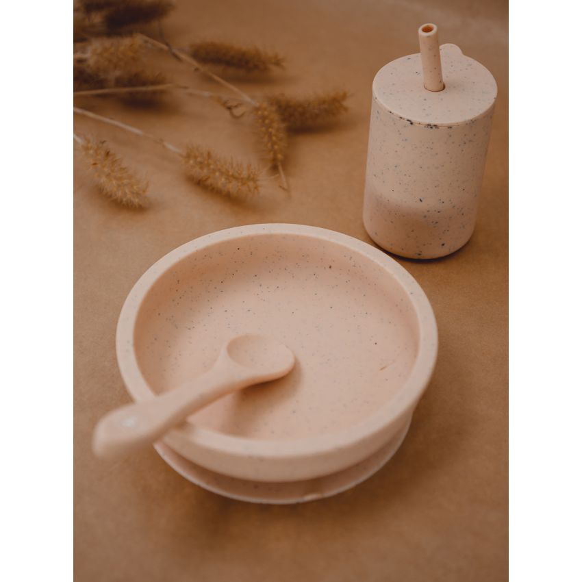 Mrs Ertha - Silikon Löffel Blush Speckle