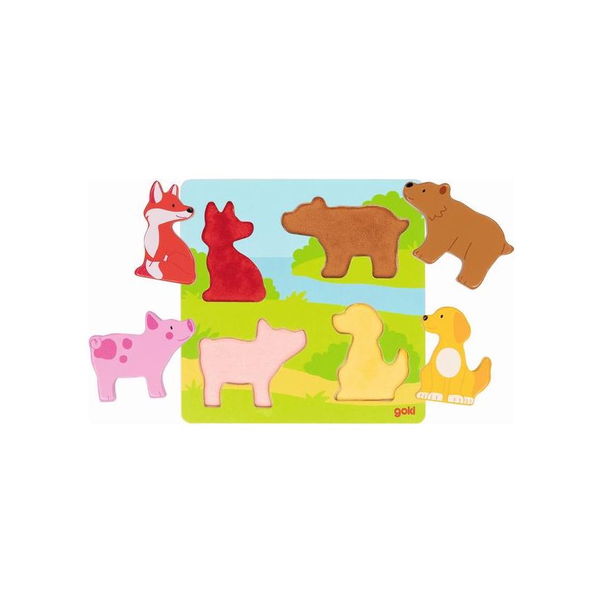 goki - Holz Fühlpuzzle
