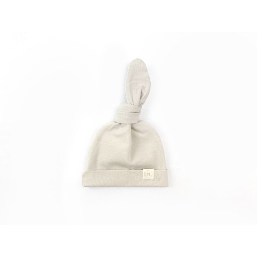 Mrs Ertha - Knoten- Beanie Ivory