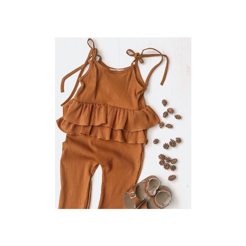 Dusty Daisy - Overall Ripped Caramel