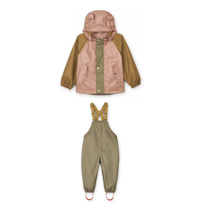 LIEWOOD - Dakota Softshell Regenbekleidungsset Tuscany Rose Mix