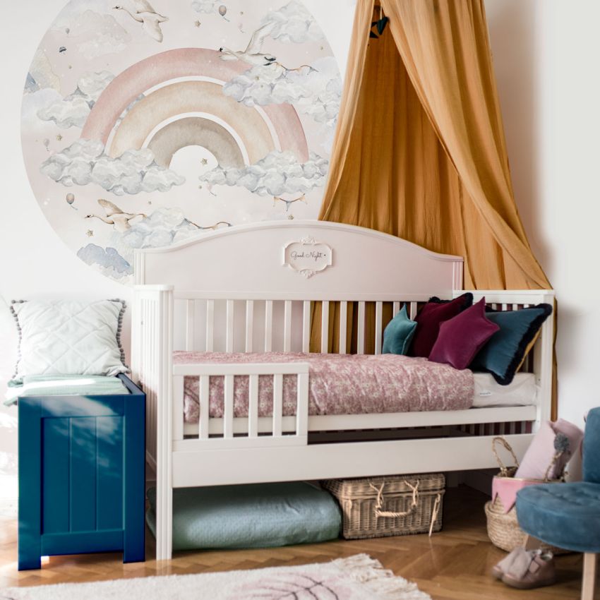 Dekornik - Regenbogen Girl im Kreis